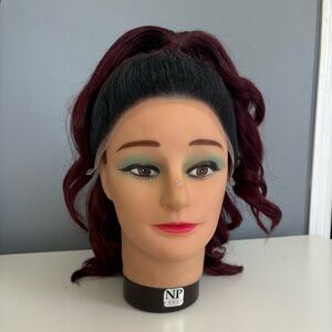 2/$10 Burgundy Lace Front Styled Wig